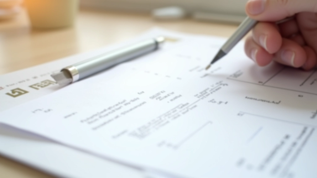 Dokument zur Wohnungsbauprämie mit Formularen und Stempel