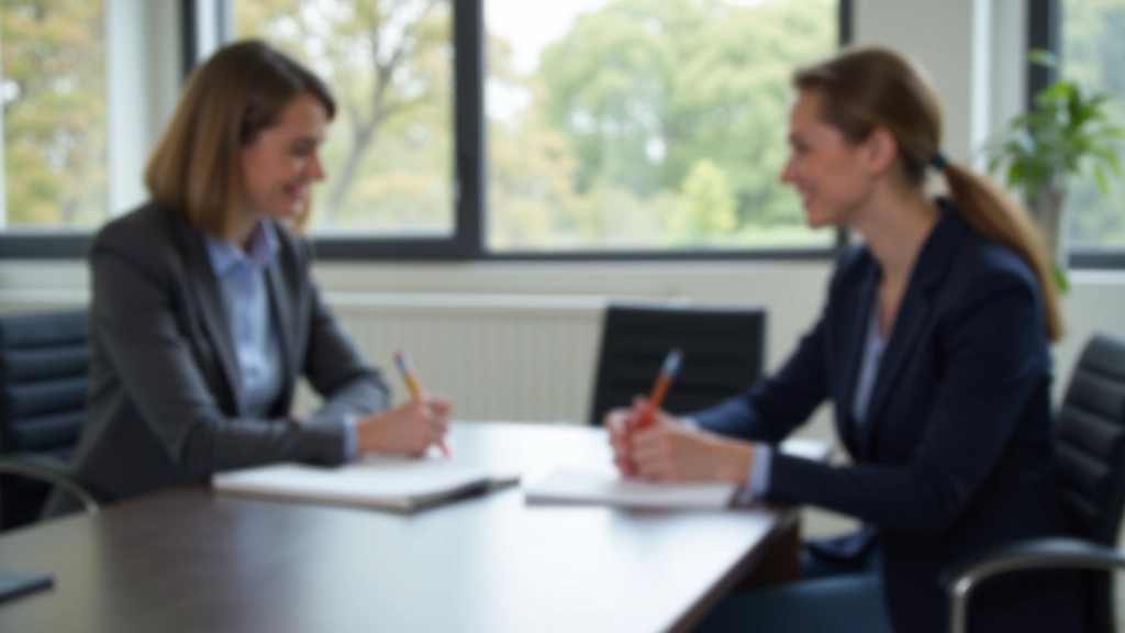 Finanzberater und Kunde bei einem Gespräch über Bausparvertrag-Bedingungen, am Konferenztisch mit Dokumenten und Grafiken